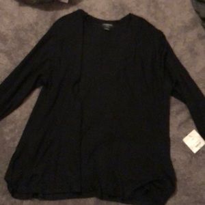 Black cardigan